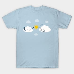 Sun and Clouds Kawaii Style T-Shirt